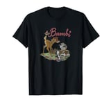 Disney Bambi Group Shot Butterfly On Tail Distressed T-Shirt