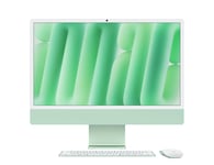 Apple iMac 24" (October 2024)  4.5K Retina display  M4 chip 10CPU/10GPU  16GB RAM  256GB SSD  Green