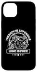 Coque pour iPhone 14 Plus Therapy Is Cher Wind Is Free Moto Bike Rider