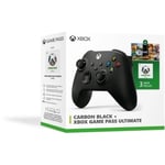 Pack Xbox Anywhere - Microsoft Xbox - Manette Carbon Noir + 3m Gpu