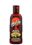 Malibu Sun SPF 8 Bronzing Tanning Oil, Water Resistant, Tropical Coconut Fragrance, 100ml