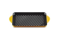 Le Creuset Gril Rectangulaire en Fonte Émaillée, 33 x 22 cm, Nectar, 20202326720460