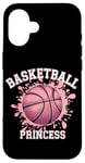 Coque pour iPhone 16 Joueuse de basket-ball Basketball Princess