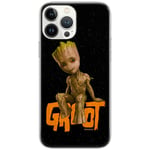 ERT GROUP Coque de téléphone Portable pour Apple Iphone XR Original et sous Licence Officielle Marvel Motif Groot 005 Parfaitement adapté à la Forme du téléphone Portable, Coque en TPU