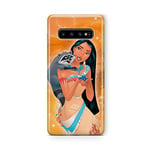 ERT GROUP Coque de téléphone Portable pour Samsung S10 Original et sous Licence Officielle Disney Motif Pocahontas and Meeko 001 Parfaitement adapté à la Forme du téléphone Portable, Coque en TPU