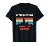 Upper East Side Manhattan New York Retro Vintage T-Shirt