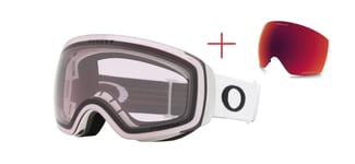 Set Ski Goggles Oakley Flight Deck M Prizm Clear OO7064 + Replacement Lens Pr...