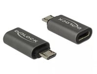 DeLOCK Adapter USB 2.0 Micro-B male to USB Type-C™ 2.0 female