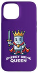 iPhone 15 Energy Drink Queen Funny Can of Energy Drink Case