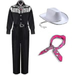 Jumpsuit Ken Cowboy Outfit Halsduk Hatt Män Kostym XXL