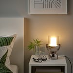 IKEA ACKJA / MOLNART bordslampa med ljuskälla