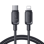 SiGN USB-C till Lightning Kablar 3m 20W - Svart