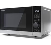 SHARP YC-PS204AU-S Solo Microwave - Silver, Silver/Grey