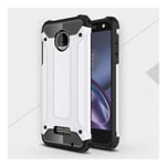 Motorola Moto Z Force hybridskal - Vit