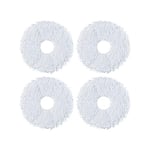 Eureka Lot de 4 Serpillière de Remplacer pour J12 Ultra Robot Aspirateur Laveur, 2 Paires de Lingettes de Remplacement, 4 Pièces