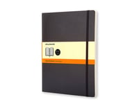 Moleskine Classic Notebook Xl, Linjeret, Soft Cover Sort