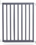 Safetots Chunky Wooden Screw Fit Stair Gate, Grey, 63.5cm - 105.5cm, Wood Baby