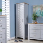 Camden 1 Door Bedroom Slim Wardrobe Storage Unit