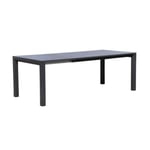 Table de Jardin Extensible Sico 180-240cm Gris - Paris Prix - Rectangulaire - Métal - Extérieur