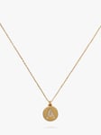 kate spade new york Mini Initial Pave Cubic Zirconia Pendant Necklace