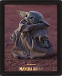 STAR WARS: THE MANDALORIAN (GROGU) 3D linssimäinen juliste