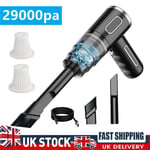 29000pa Powerful Car Vacuum Cleaner Wet/Dry Cordless Strong Suction Handheld UK