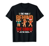 Christmas a Man Behind The Cookie In The Oven Dad To Be T-Shirt