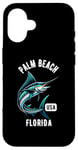 Coque pour iPhone 16 Motif Palm Beach Floride USA Fishing