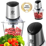 Mini Chopper Electric Blender& Food Processor Glass Mixer Garlic Spices Grinder