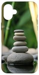 Coque pour iPhone 16 Plus Zen Garden Stones Bambou Serenity Mindfulness