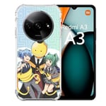 Cokitec Coque Renforcée pour Xiaomi Redmi A3 Manga Assassination Classroom Kuro Trio