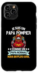 Coque pour iPhone 11 Pro Je Suis Un Papa Pompier Drôle Cadeau Homme pompier