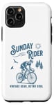 Coque pour iPhone 11 Pro Vélo rétro pour cycliste Sunday Ride Club Racing