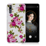 Huawei P20 Pro mobilskal silikon självlysande tryckmönster - Blommande blomma