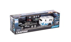 Revell Control 23566 Mini Remote Control Car with Camper, With Precise 2.4 GHz Control, 1:64 Scale, 14cm in length