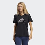 adidas GQ9412 BOS NECESSI-TEE T-Shirt Womens Black/White S