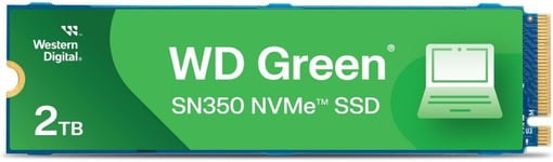 Wd Green Sn350 2 To M.2 Nvme Ssd,Possédant Une Vitesse De Lecture De 3 200 Mo/S Et Une Vitesse D'Écriture De 3 000 Mo/S