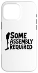 iPhone 16 Pro Max Some Assembly Required Funny Leg Amputee Humor Case