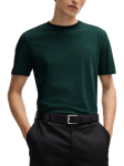 BOSS Thompson Pure Cotton Crew Neck T-Shirt, Open Green