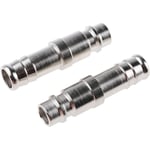 Rs Pro - Raccord rapide pneumatique Tuyau cannelé vers Mâle 10mm cejn 320, jwl 520, jwl 530, Legris, Parker pef, Rectus ( Prix pour Paquet de 5 )