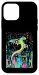 Coque pour iPhone 12 mini Cyberpunk Dragon Design Fantasy Art et Sci-Fi Fans Unique