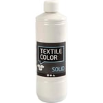 Solid textilfärg, täckande, täckvit, 500ml/ 1 flaska