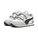 PUMA Mixte bébé St Runner V3 NL V INF Basket, White Black-Cool Mid Gray, 22 EU