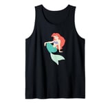 Disney The Little Mermaid Ariel Sitting & Smiling Alone Débardeur