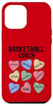 Coque pour iPhone 12 Pro Max Tee-shirt humoristique pour entraîneur de basket-ball