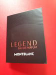 Mont Blanc LEGEND 1.2 ml EDP Spray Brand New Genuine Sample❤️🎁