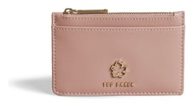 Essential Ted Baker Flower Pink Zip Card Holder female