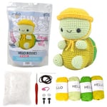 KNITTY CRITTERS - Hello Buddies Crochet Kit - Sunshine The Turtle