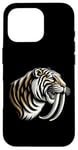 Coque pour iPhone 16 Pro Sabertooth Puissant Rugissement Épique