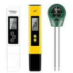 3st PH Meter TDS PPM Meter Jordfuktighetsmätare